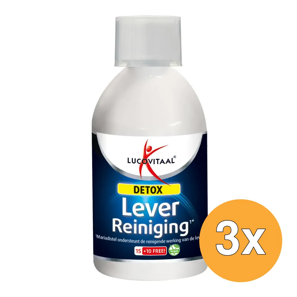 3x Lucovitaal Detox Lever Reiniging (250 ml)