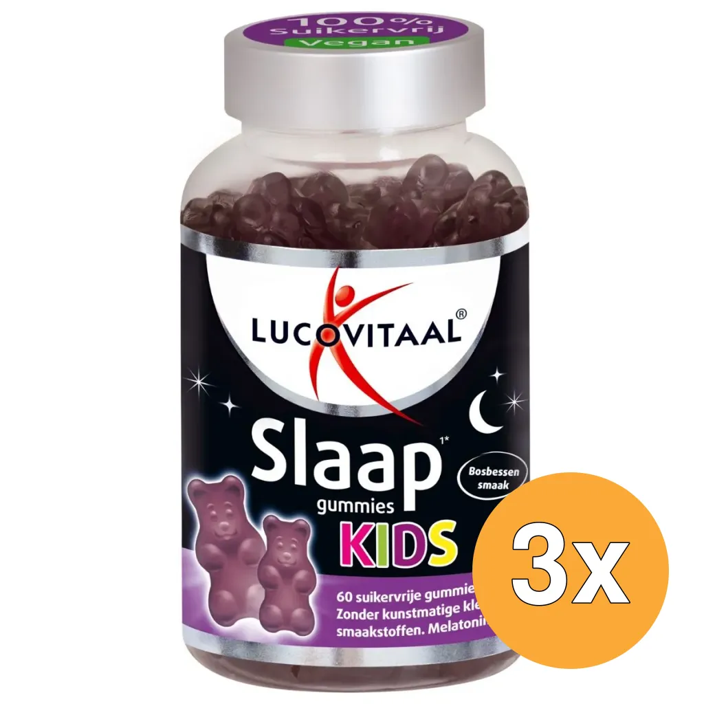3x Lucovitaal Slaap Gummies KIDS (60 gummies