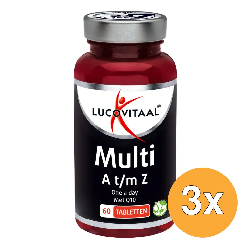 3x Lucovitaal Multi A-Z (60 tabletten)