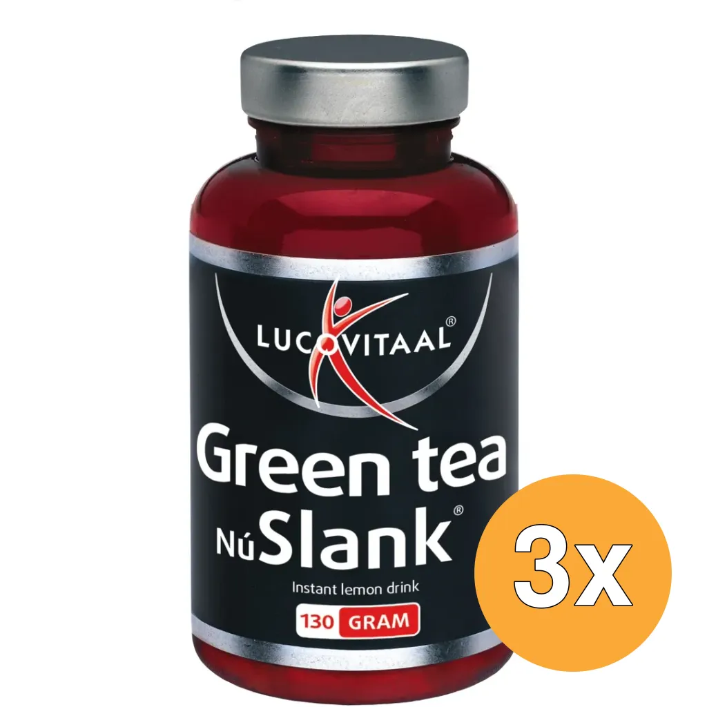 3x Lucovitaal Green Tea Nú Slank (130 gr)