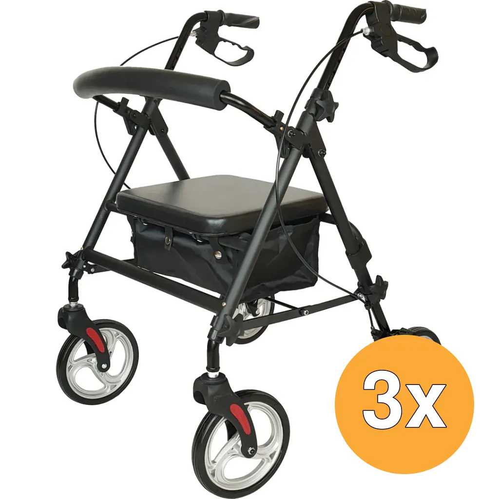 3x Lucovitaal Rollator Compacto (1 stuk)