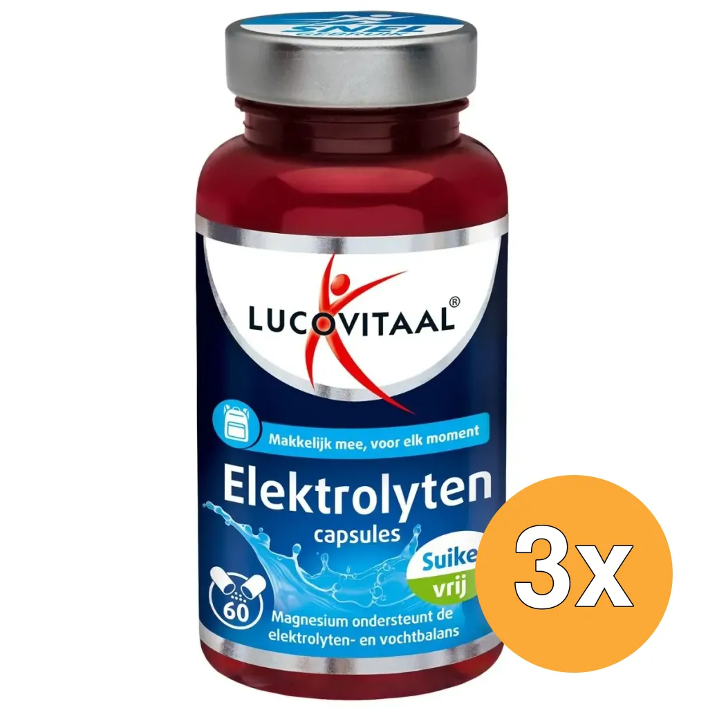 3x Lucovitaal Elektrolyten (60 capsules)