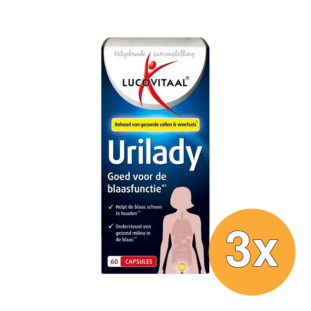3x Lucovitaal Urilady (60 capsules)