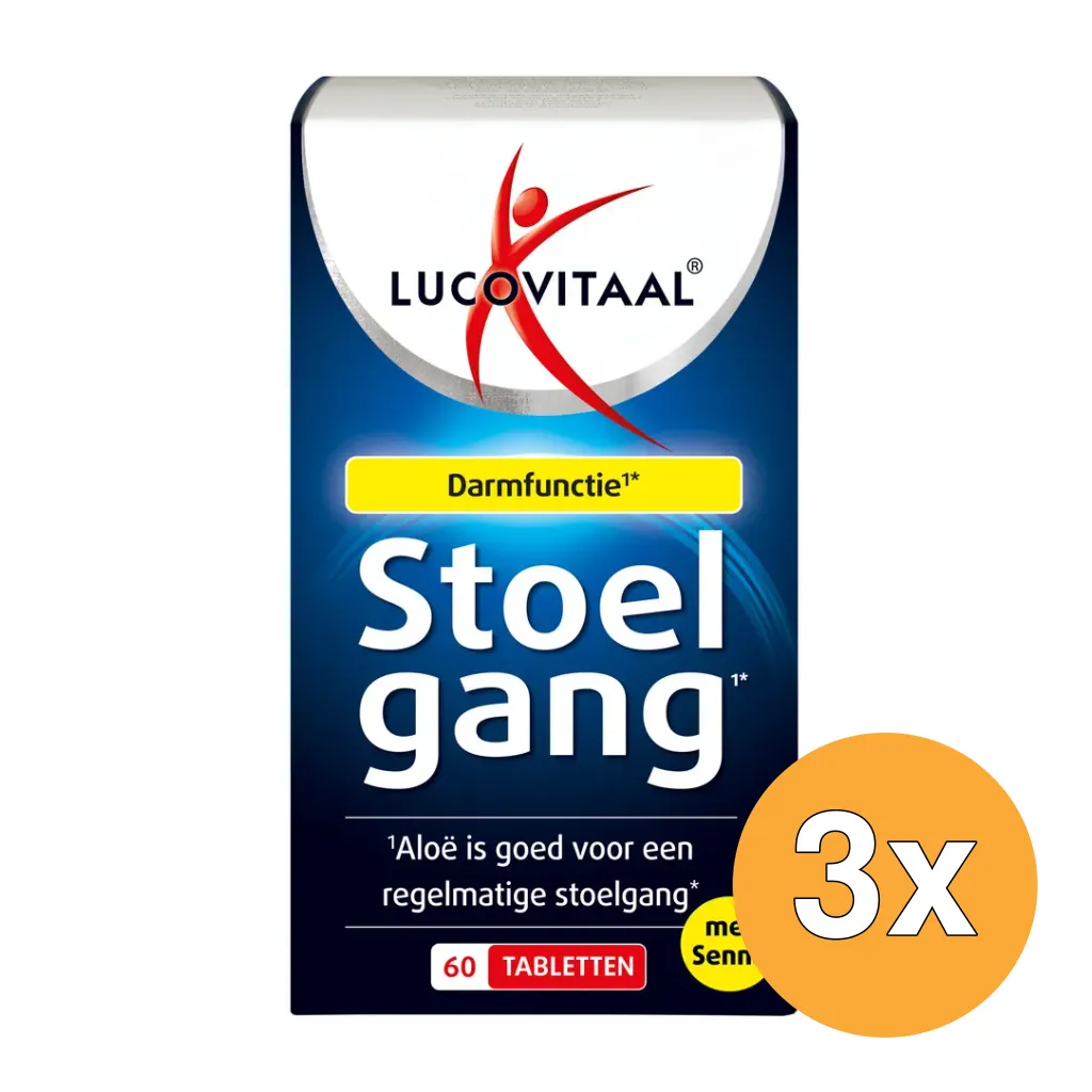 3x Lucovitaal Stoelgang met Senna (60 tabletten)