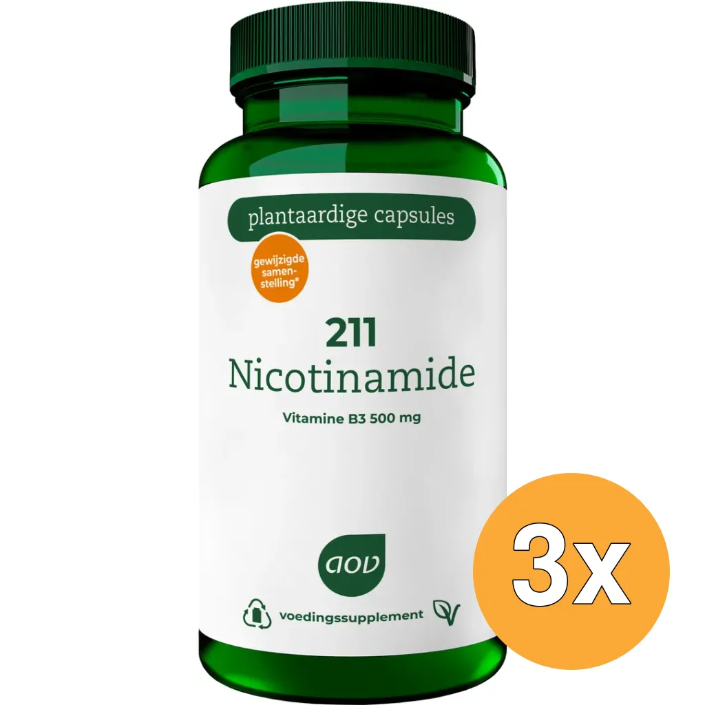 3x AOV 211 Nicotinamide (60 vega capsules)