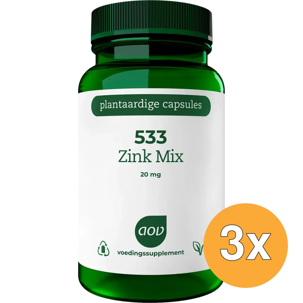 3x AOV 533 Zink mix (60 vega capsules)