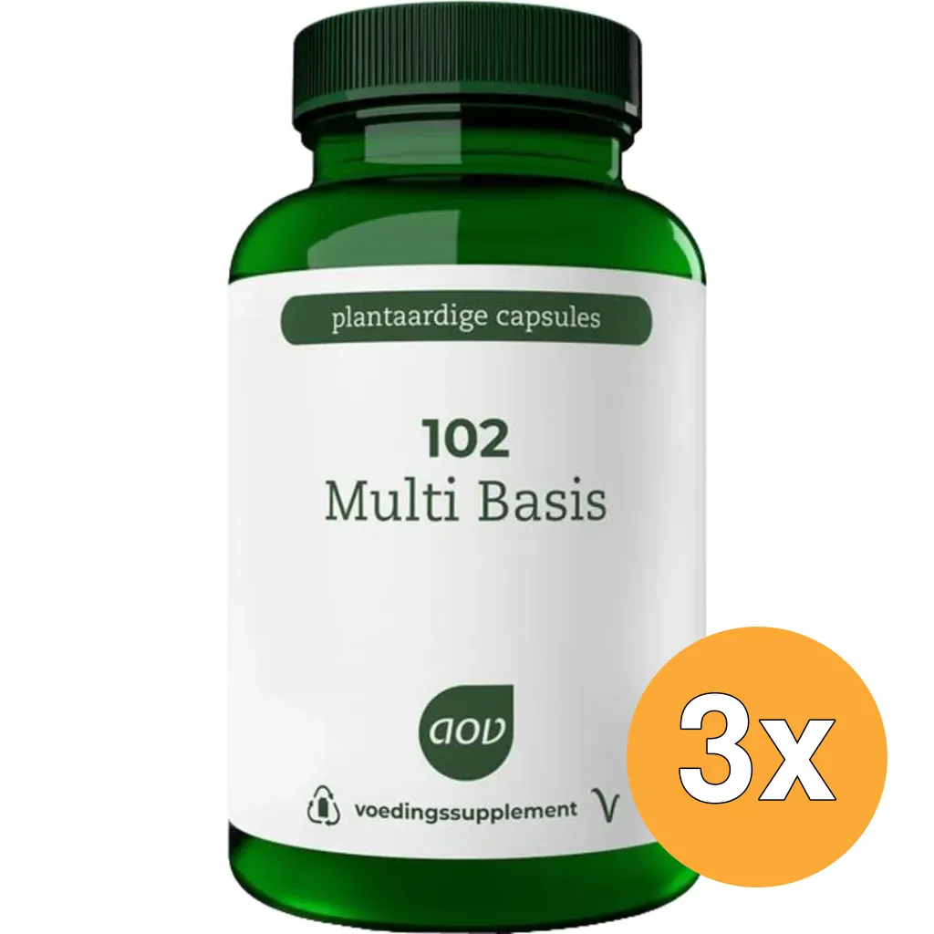 3x AOV 102 Multi basis (120 vega capsules)