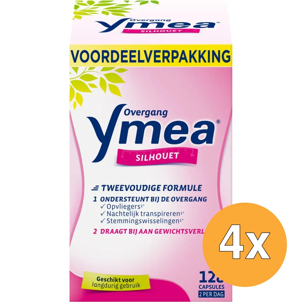 4x Ymea Overgang Silhouet (128 capsules)