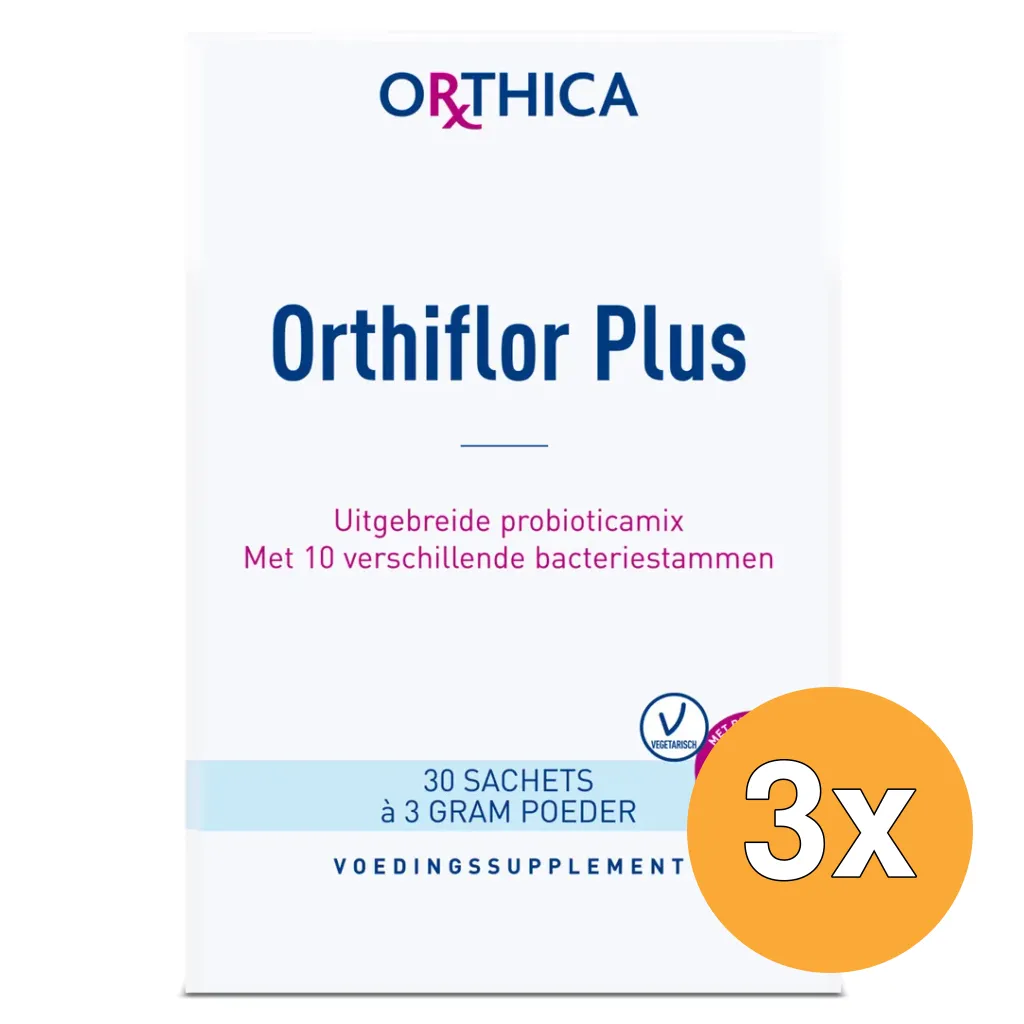 3x Orthica Orthiflor Plus (30 Zakjes)