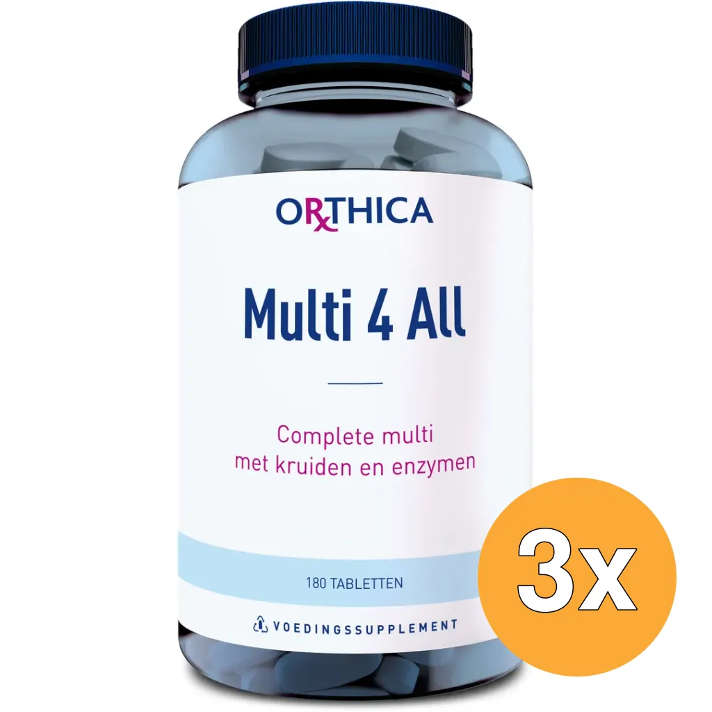 3x Orthica Multi 4 All (180 tabletten)
