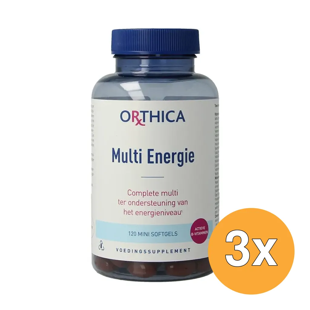 3x Orthica Multi Energie (120 softgels)