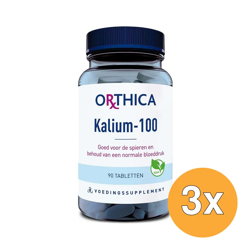 3x Orthica Kalium 100 (90 tabletten)