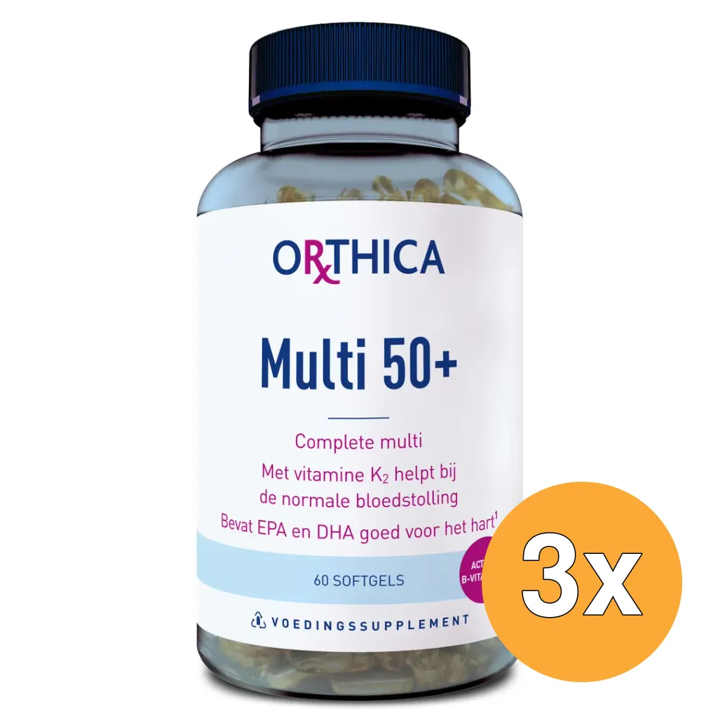3x Orthica Multi 50+ (60 Softgels)