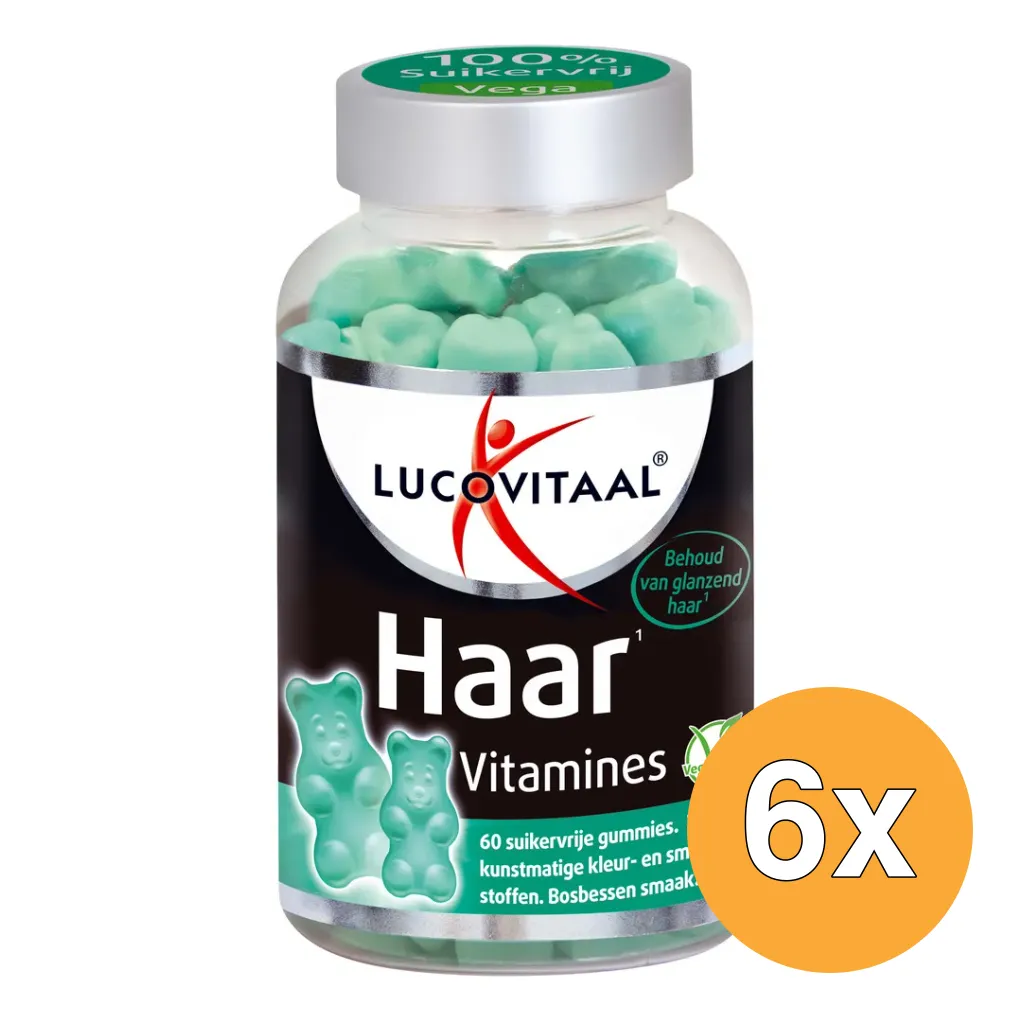 6x Lucovitaal Haar Vitamines (60 gummies)