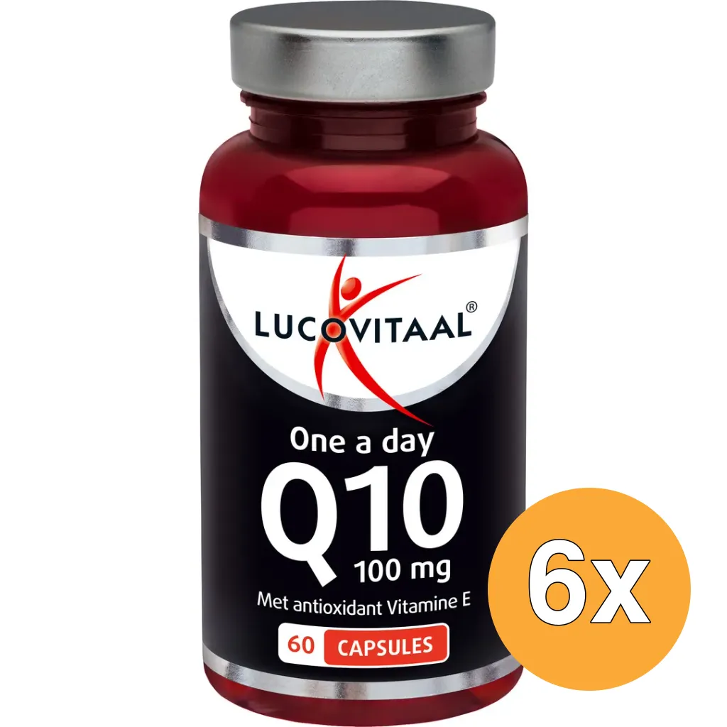 6x Lucovitaal Q10 100mg (60 capsules)