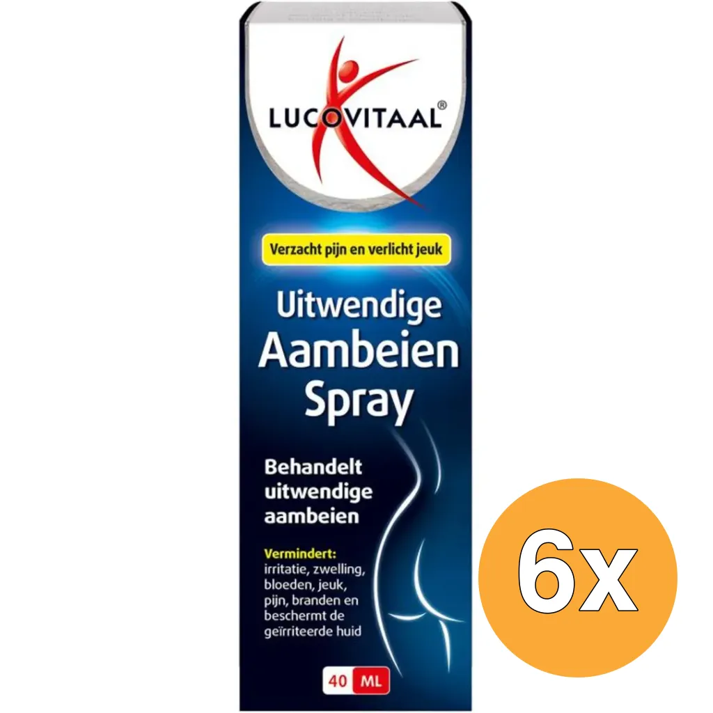 6x Lucovitaal Aambeien Spray (40 ml)