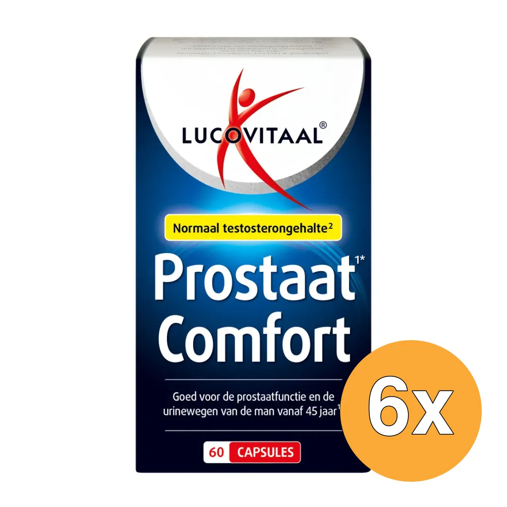 6x Lucovitaal Prostaat Comfort (60 capsules)