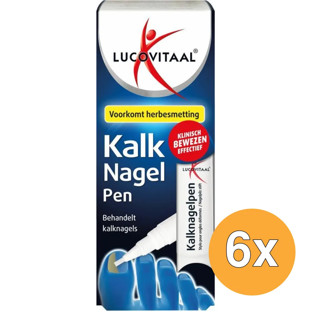 6x Lucovitaal Kalknagelpen (4 ml)