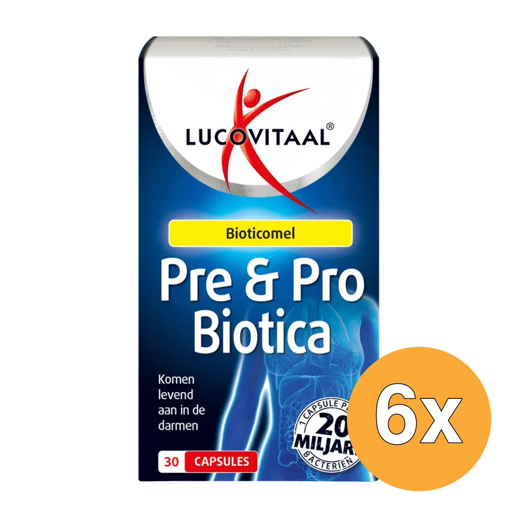 6x Lucovitaal Pre & Probiotica (30 capsules)