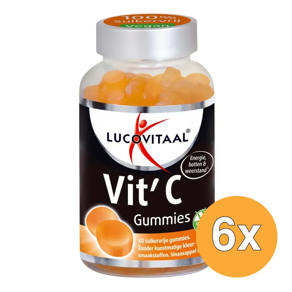 6x Lucovitaal Vitamine C (60 gummies)
