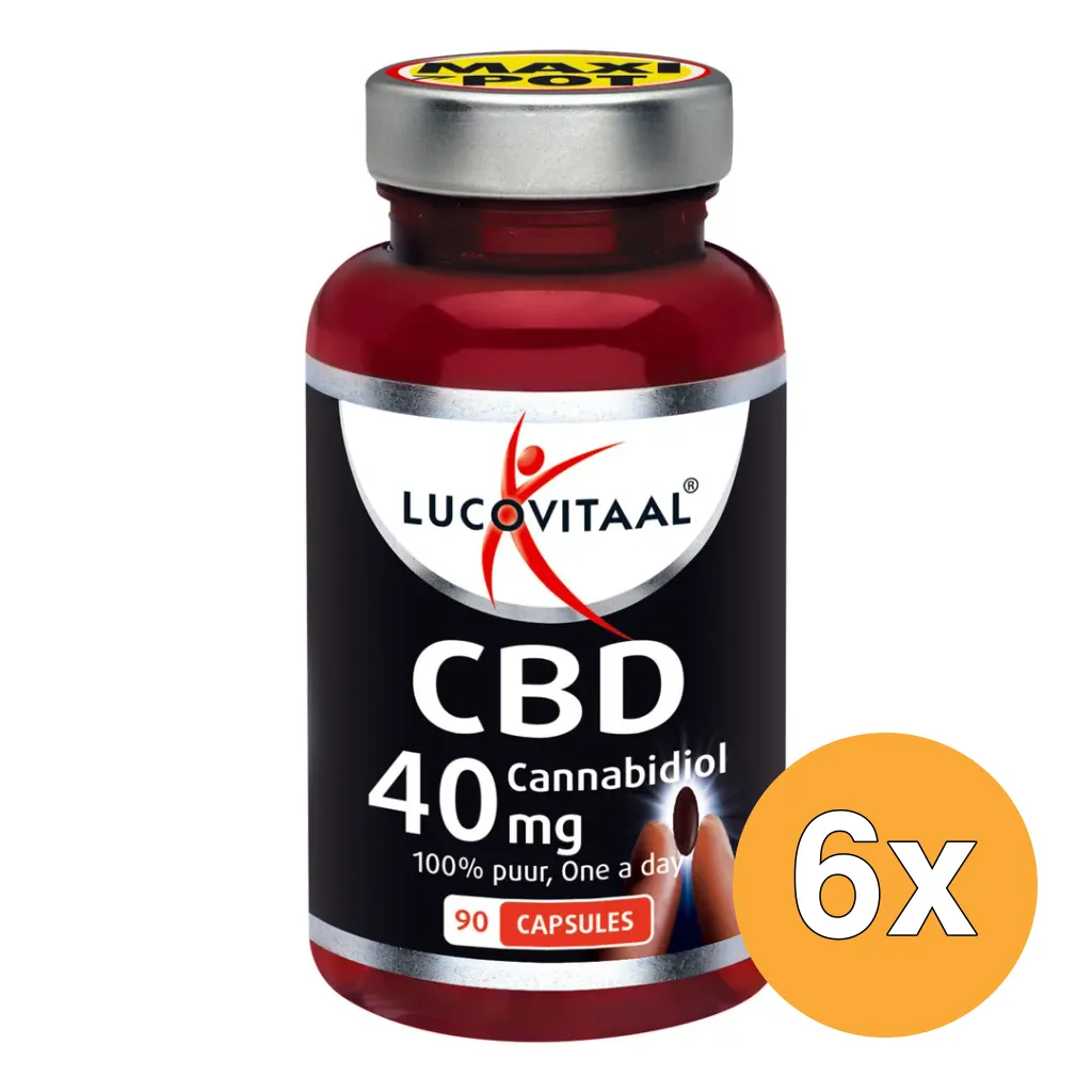 6x Lucovitaal CBD 40 mg (90 capsules)