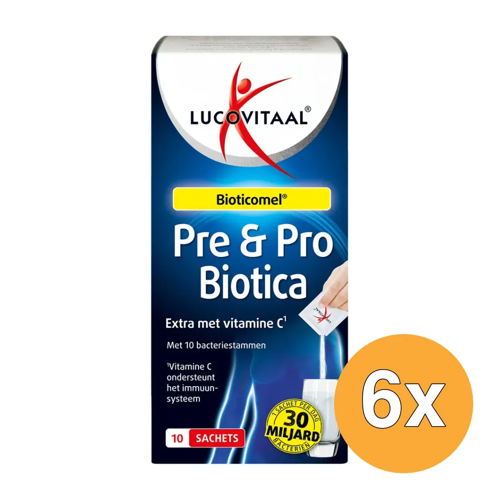 6x Lucovitaal Pre & Probiotica (10 sachets)