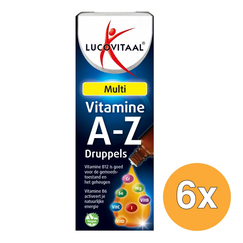 6x Lucovitaal Multi A-Z Druppels (50 m)