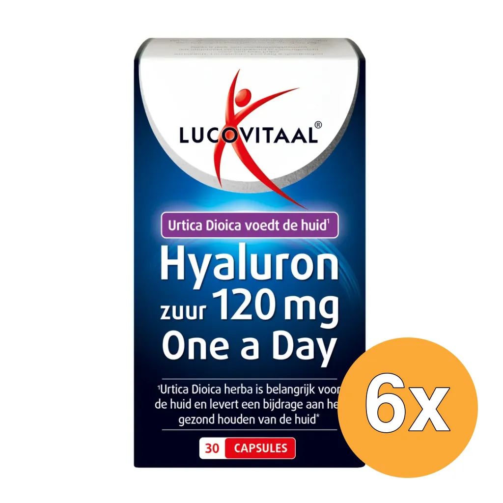 6x Lucovitaal Hyaluronzuur (30 capsules)