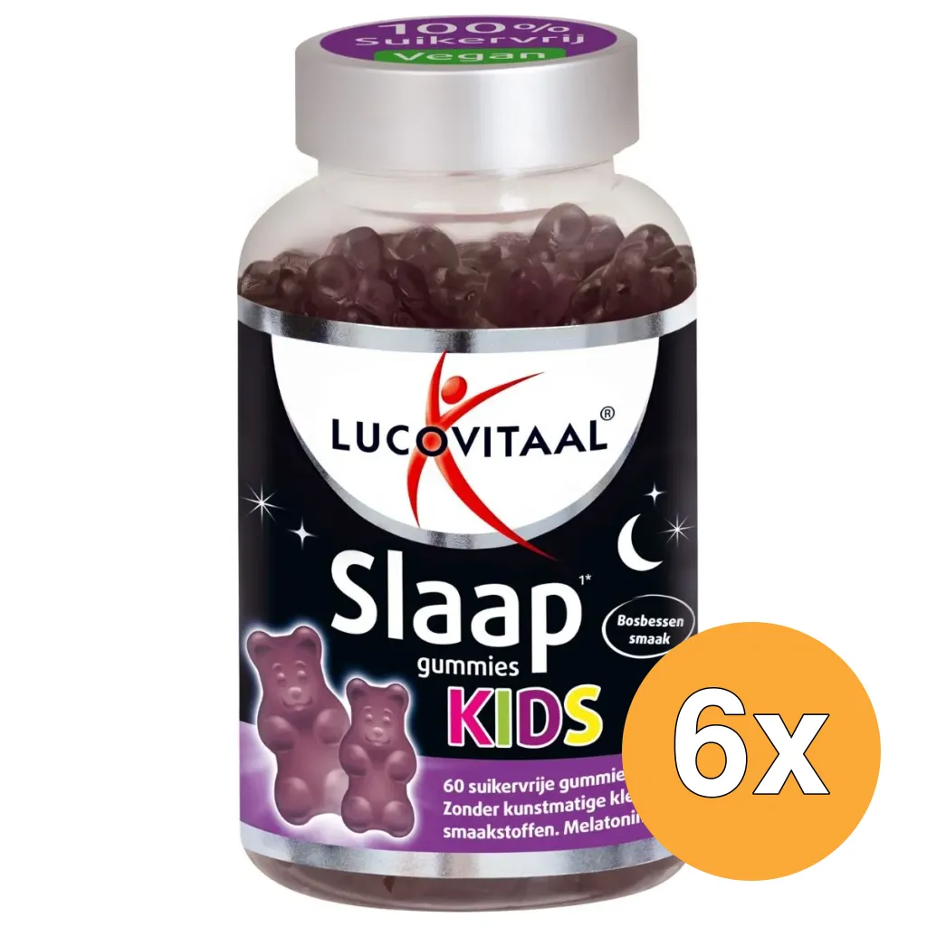6x Lucovitaal Slaap Gummies KIDS (60 gummies