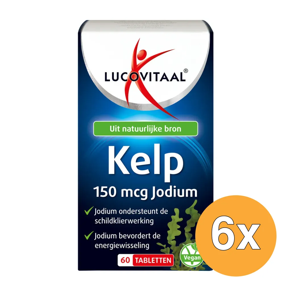 6x Lucovitaal Pure Kelp (60 tabletten)