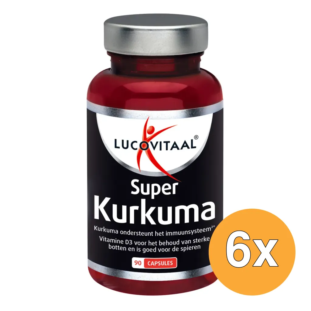 6x Lucovitaal Kurkuma X-tra Krachtig (90 capsules)