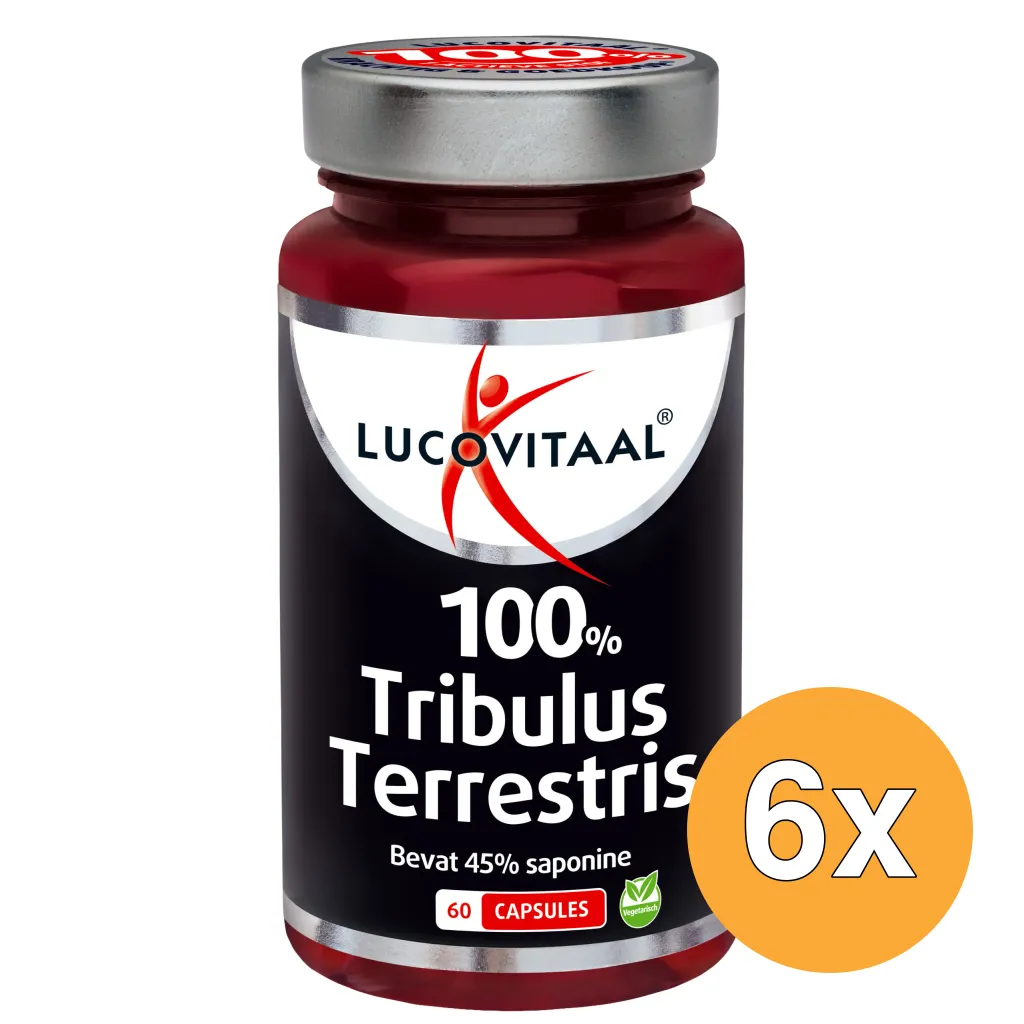 6x Lucovitaal 100% Tribulus Terrestris (60 capsules)