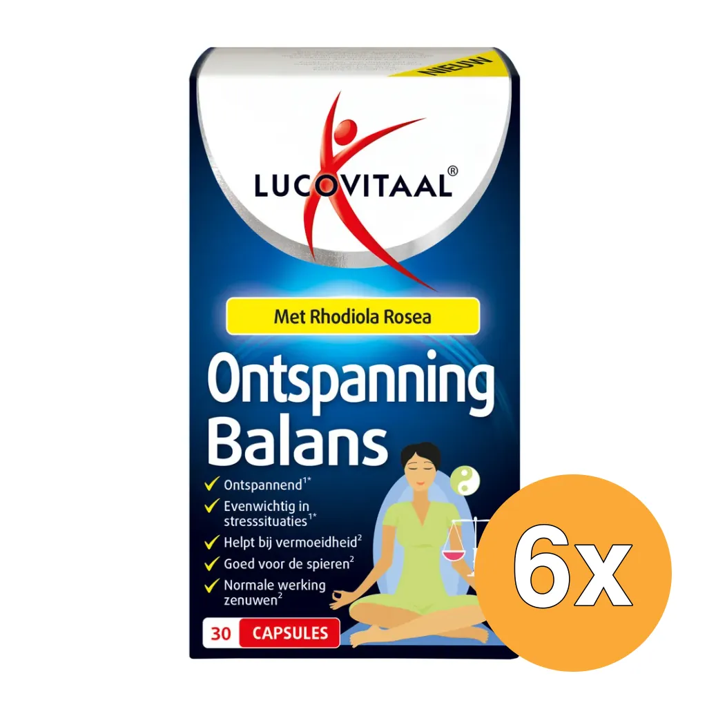 6x Lucovitaal Ontspanning Balans (30 capsules)