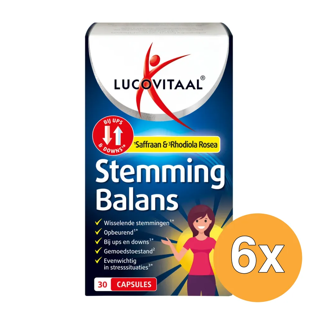 6x Lucovitaal Stemming Balans (30 capsules)