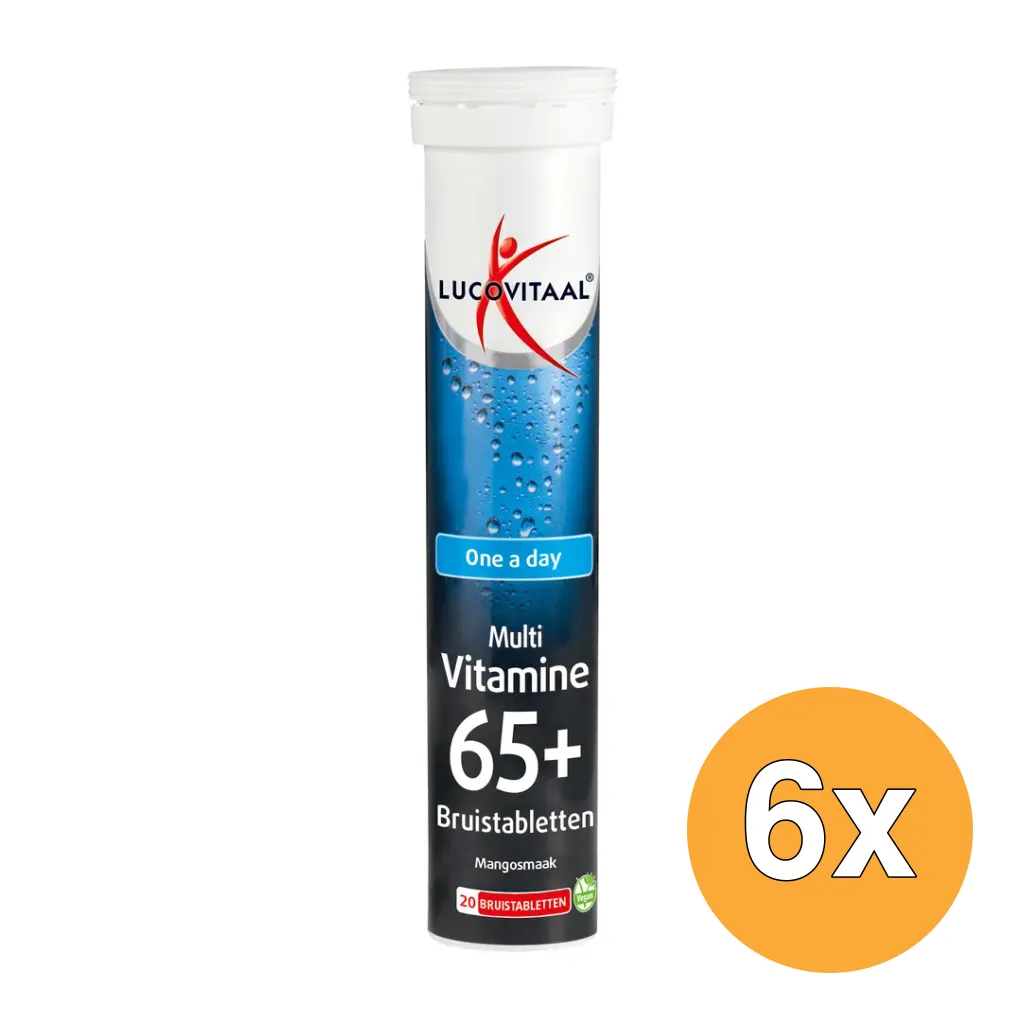 6x Lucovitaal Multi 65+ (20 bruistabletten)