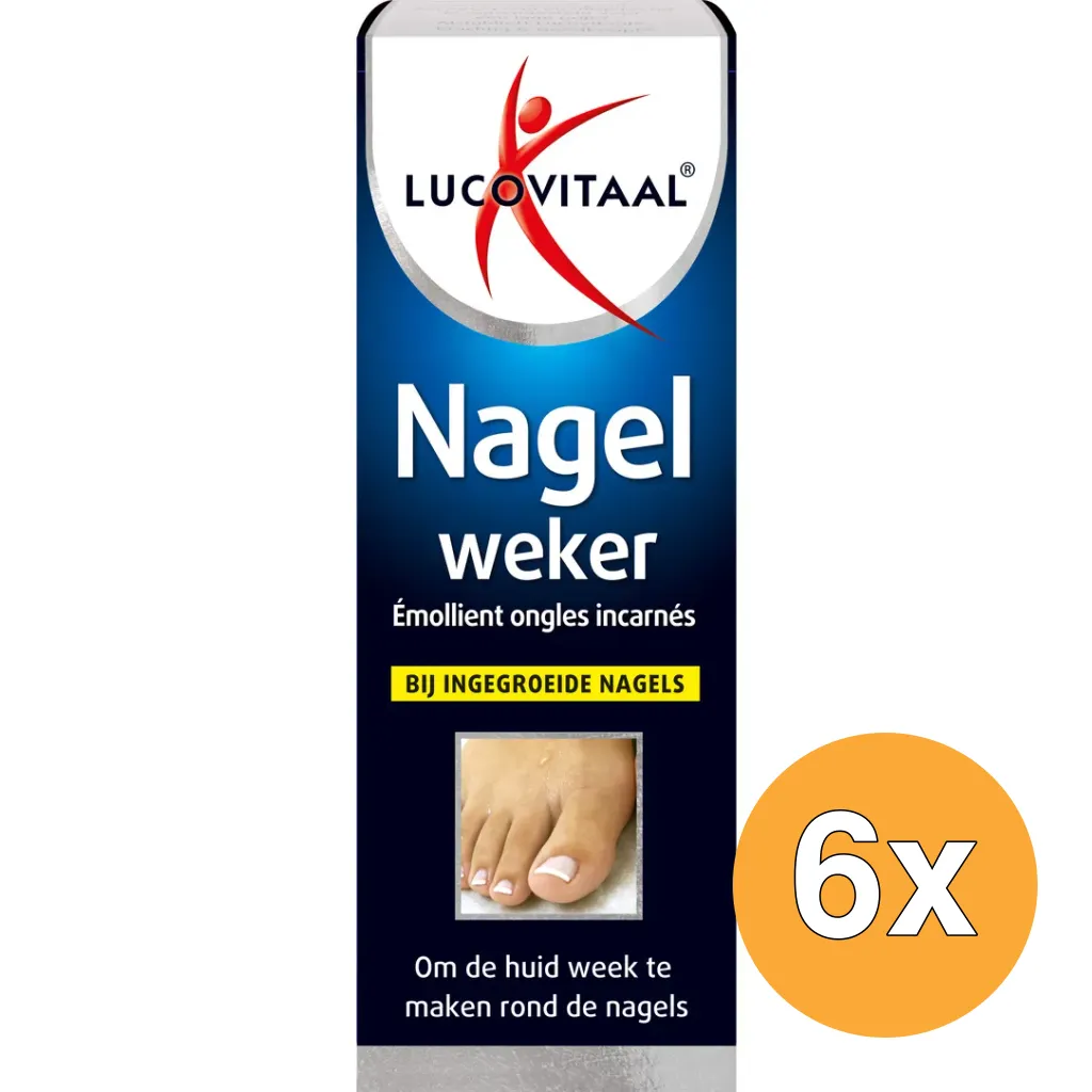 6x Lucovitaal Nagel Weker (30 ml)