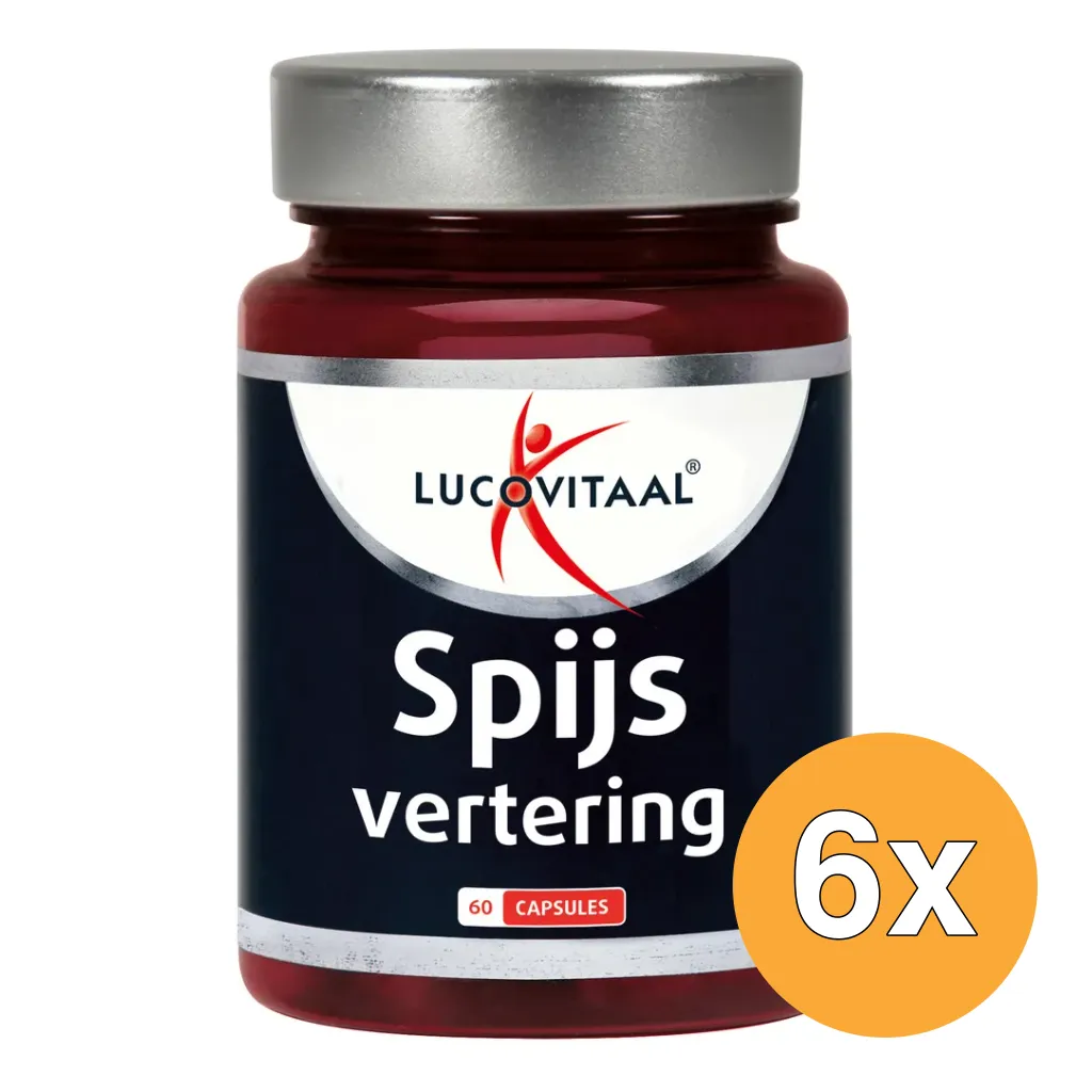 6x Lucovitaal Spijsvertering (60 capsules)