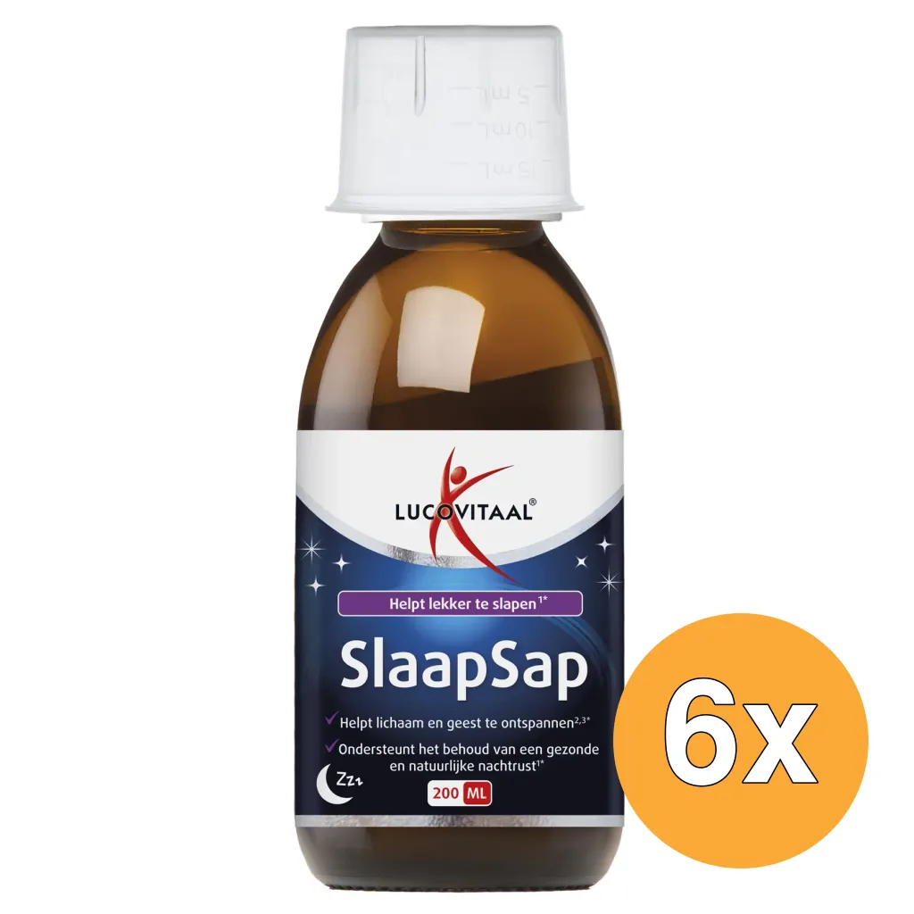 6x Lucovitaal Slaapsap (200 ml)