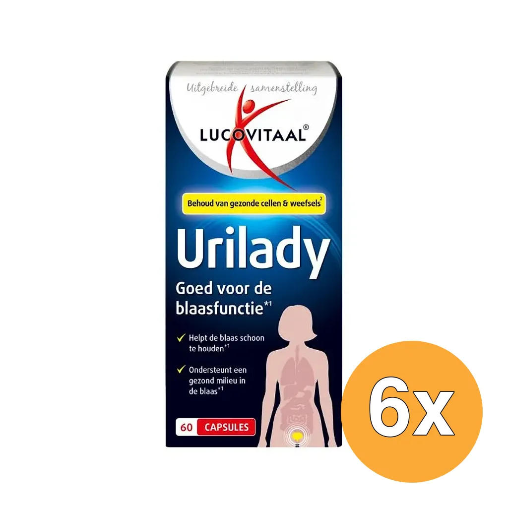 6x Lucovitaal Urilady (60 capsules)