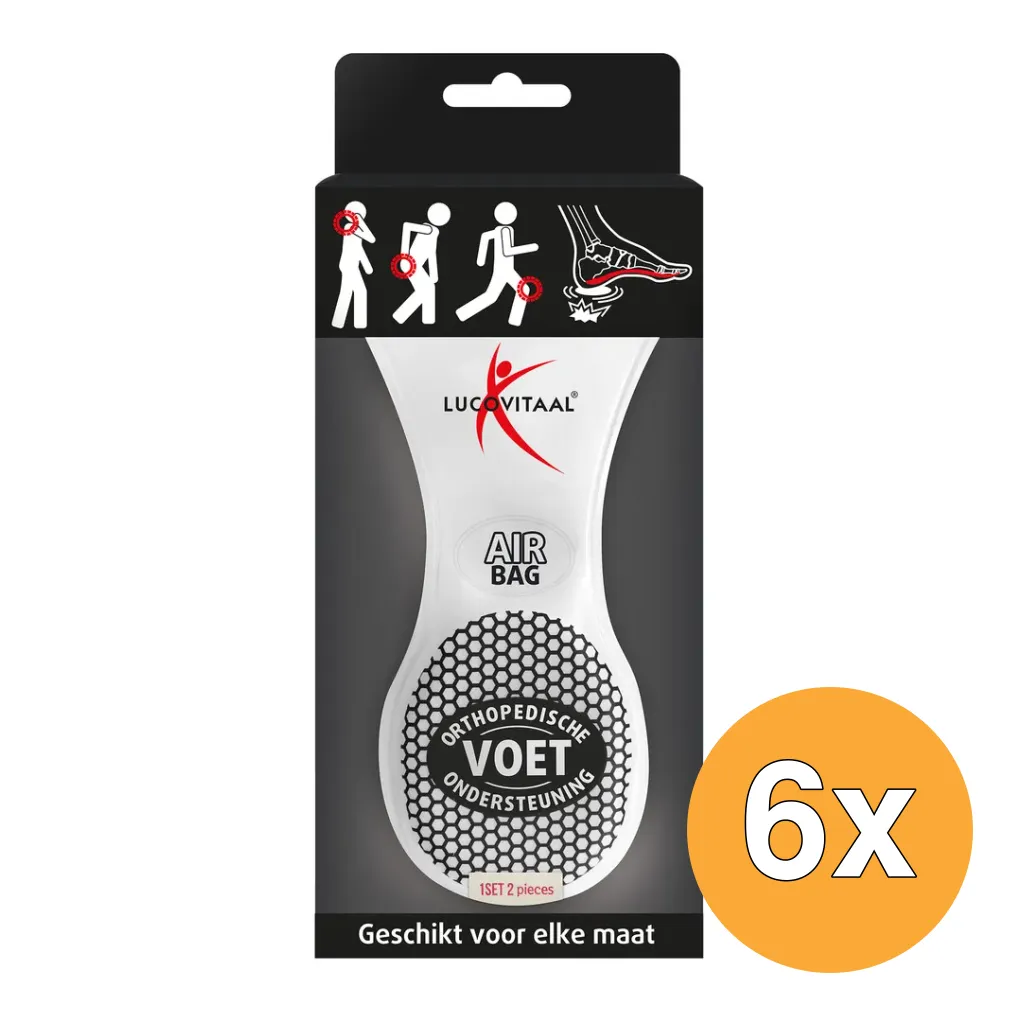 6x Lucovitaal Voetondersteuning (1 paar)
