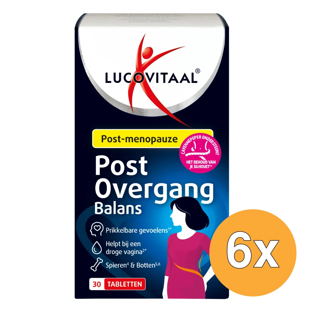 6x Lucovitaal Post Overgang Balans (30 tabletten)