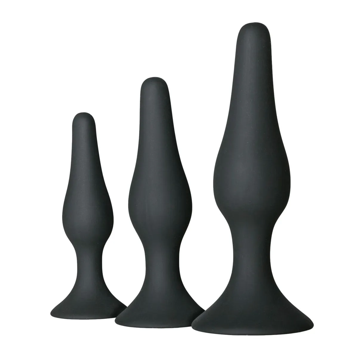 Easytoys Anal Collection - Butt Plug Set Zwart (1 stuk)