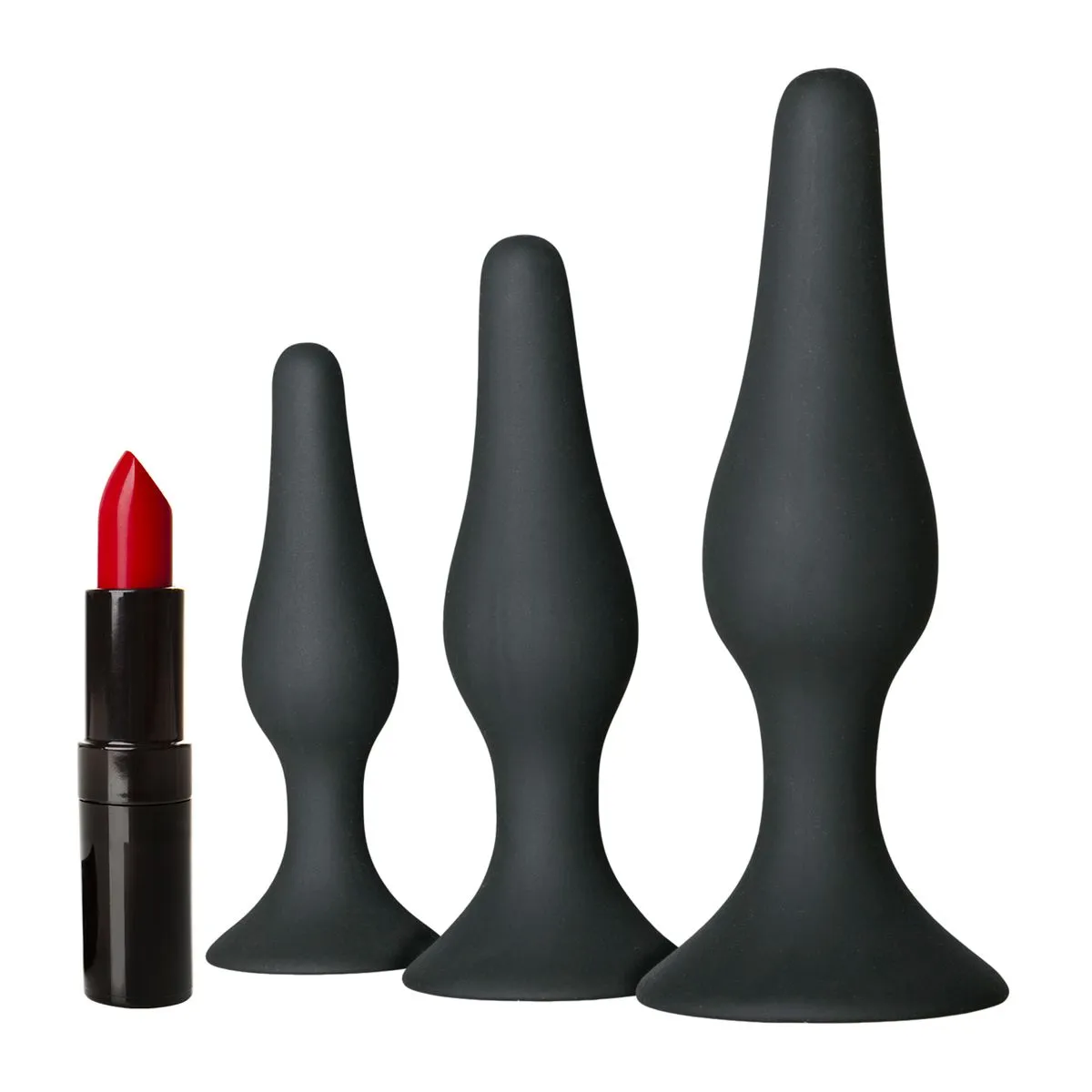 Easytoys Anal Collection - Butt Plug Set Zwart (1 stuk) - image 3
