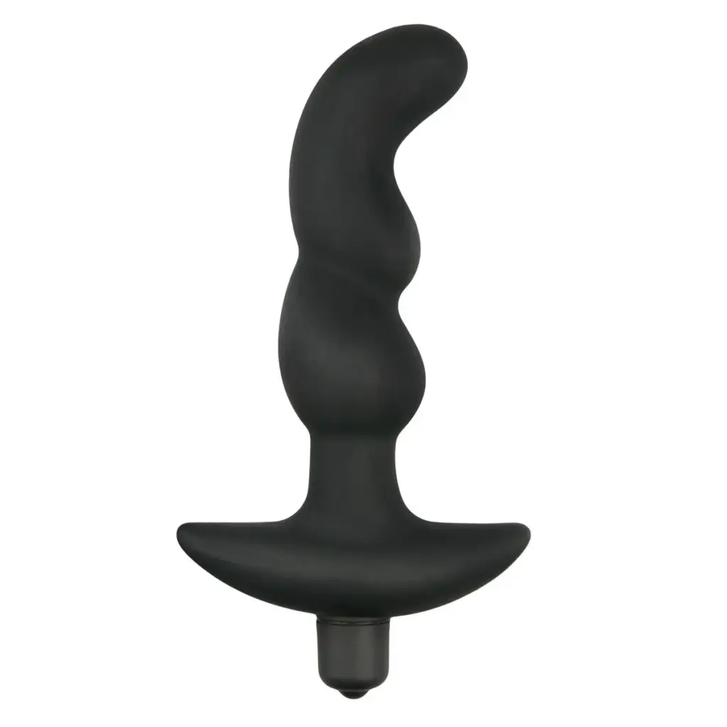 Easytoys Anal Collection - Silicone Prostate Vibrator Zwart (1 stuk)