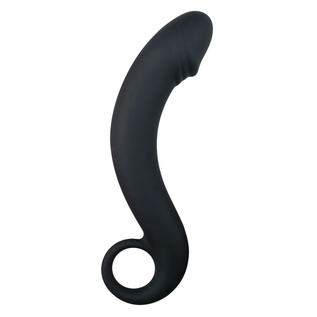 Easytoys Anal Collection - Silicone Prostate Dildo Zwart (1 stuk)