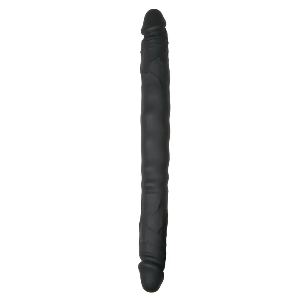 Easytoys Dildo Collection - Silicone Double End Dildo Zwart (1 stuk)
