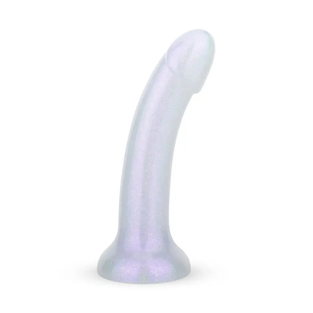 Easytoys Dildo Collection - Mermaid Glitter Dildo 17 cm Wit (1 stuk)