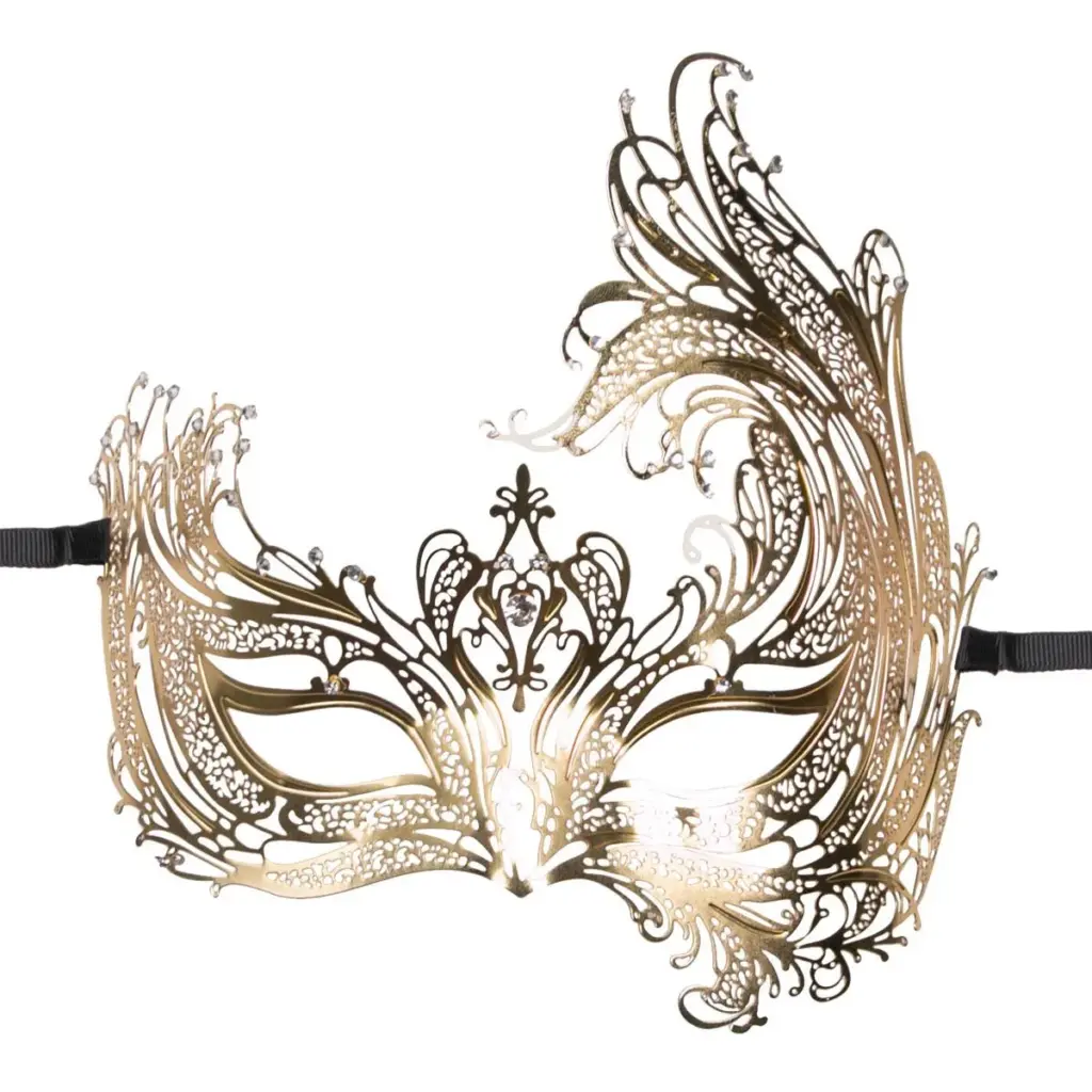 Easytoys Fetish Collection - Metal Mask Victorian Goud (1 stuk)