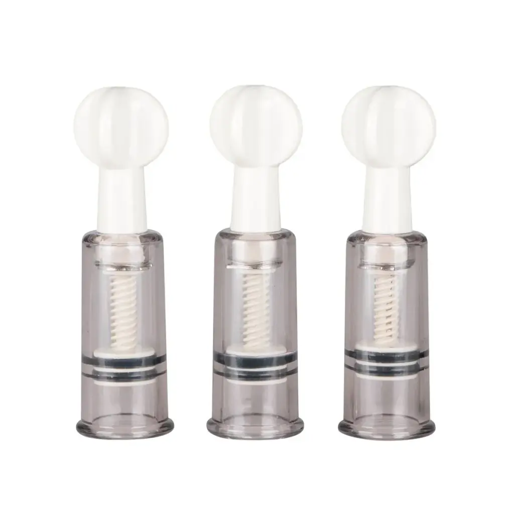 Easytoys Fetish Collection - Nipple & Clit Suckers 3 pcs Transparant (1 stuk)