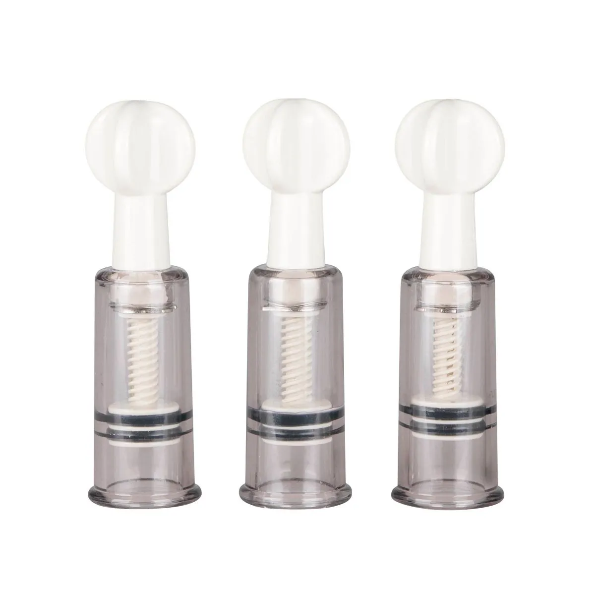 Easytoys Fetish Collection - Nipple & Clit Suckers 3 pcs Transparant (1 stuk)